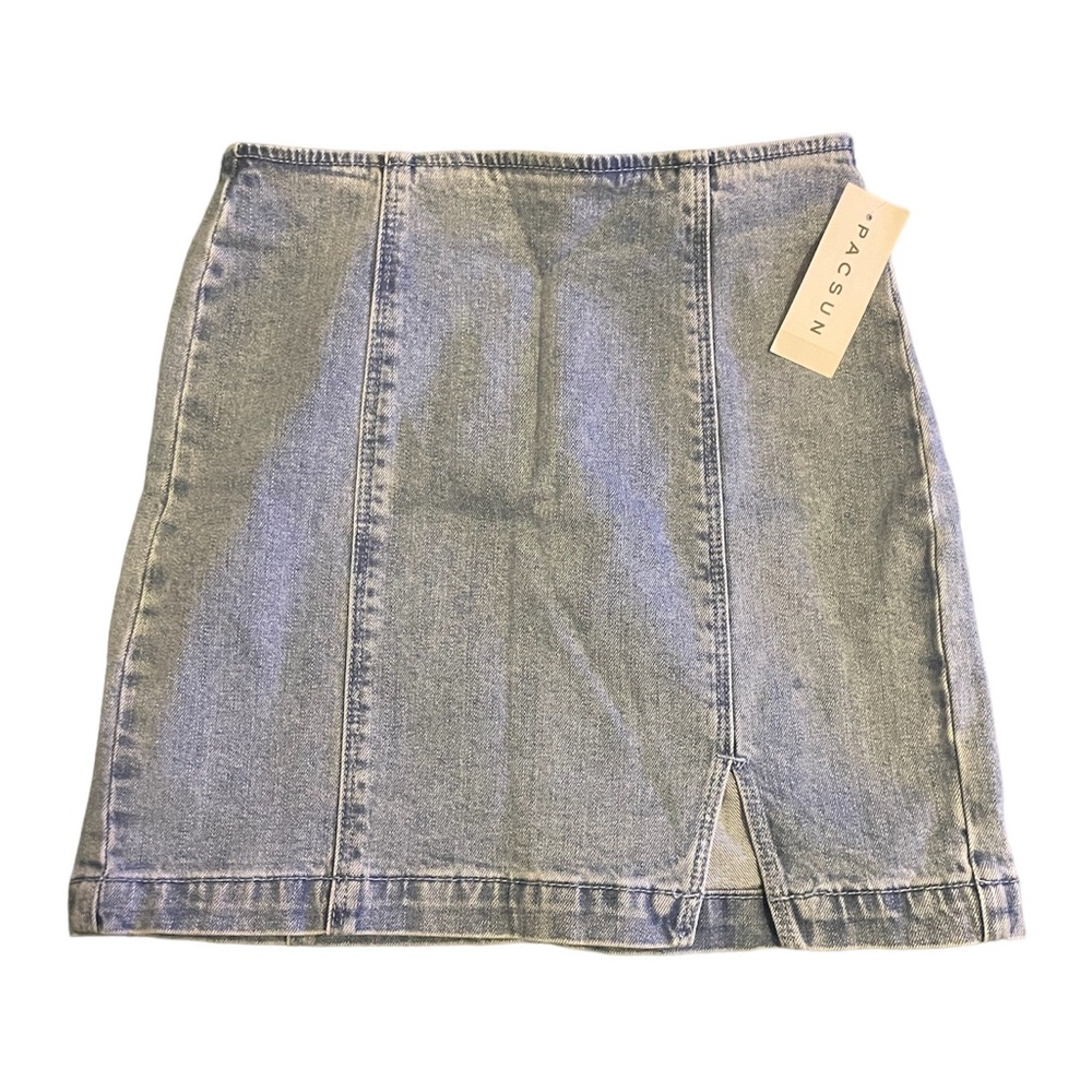 NWT PacSun Size 23 Front Slit Denim Skirt